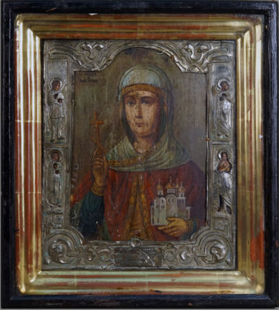 Святая Ольга – купить старинную икону в Киеве, Харькове, Одессе