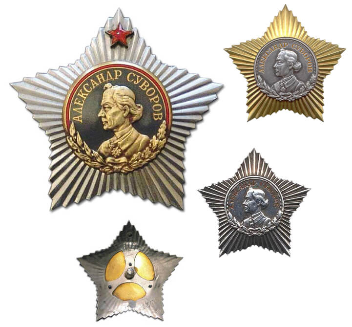 Орден Суворова СССР 1, 2, 3 степени, оценка стоимости